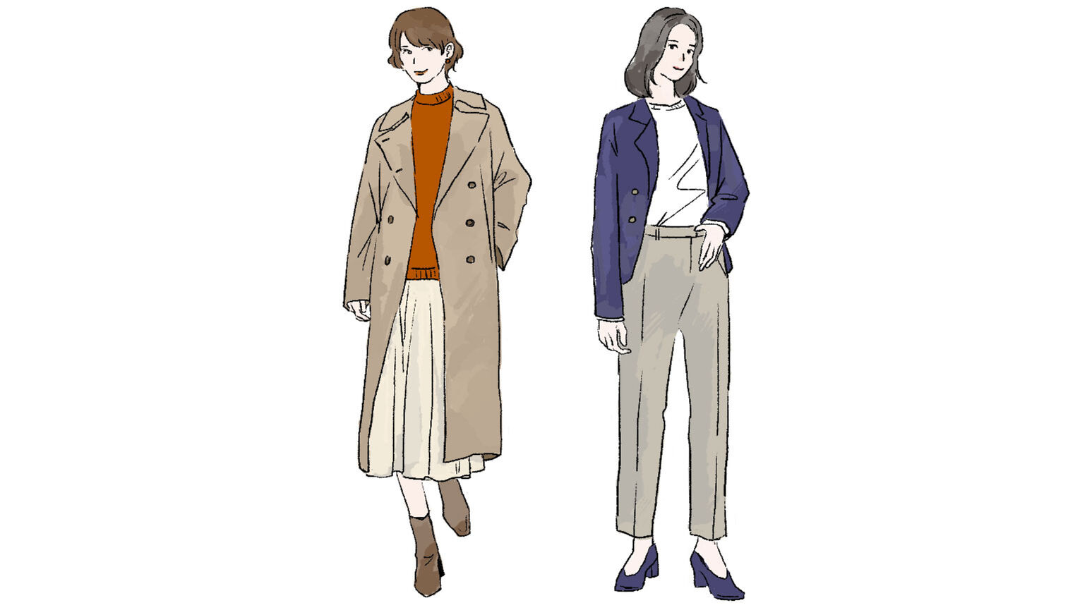 最低気温10度のレディースコーデのイメージ