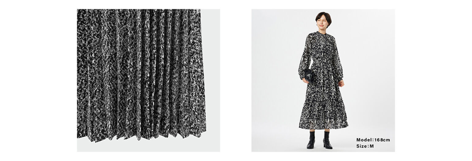 小花柄、ドット柄