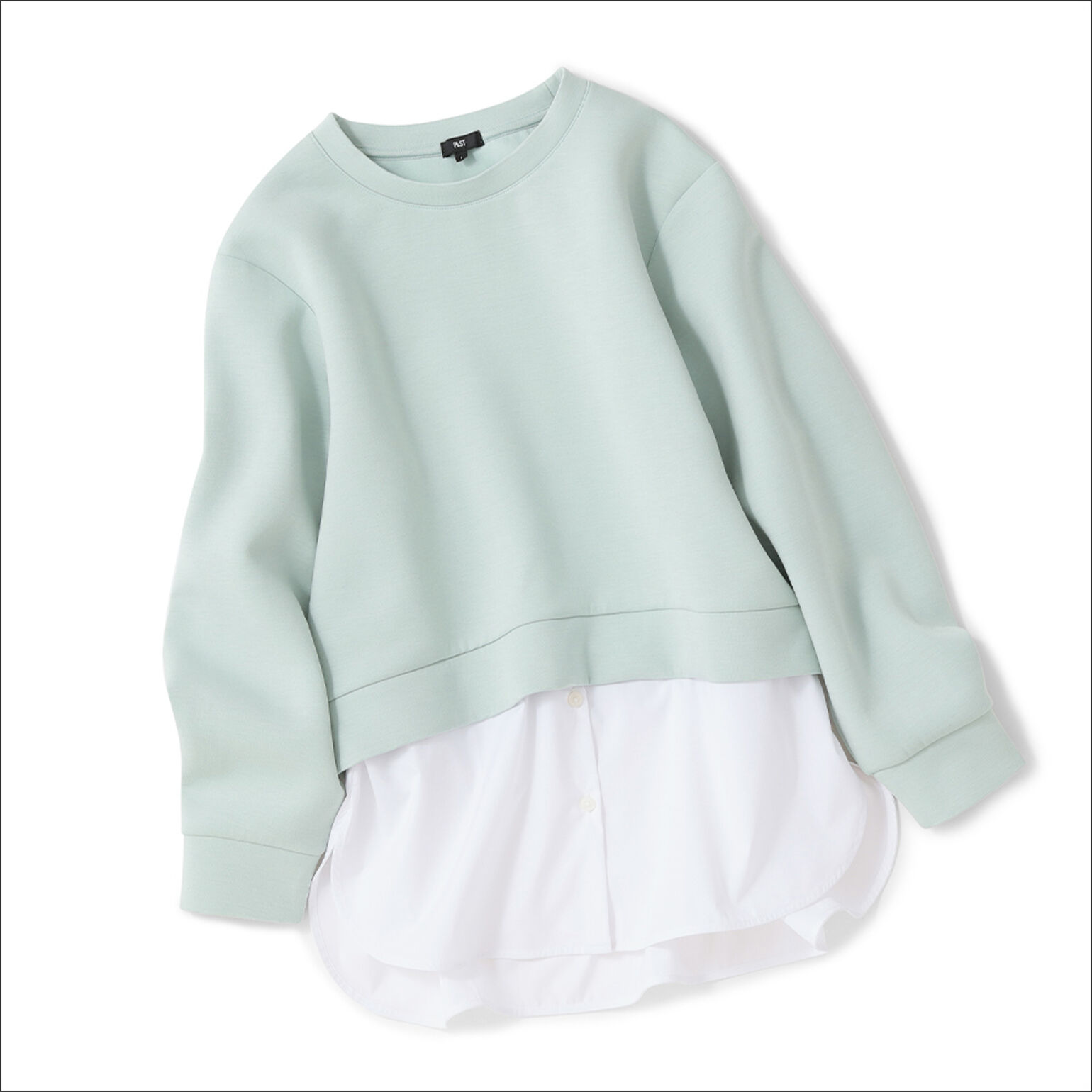 レイヤード風トレーナー