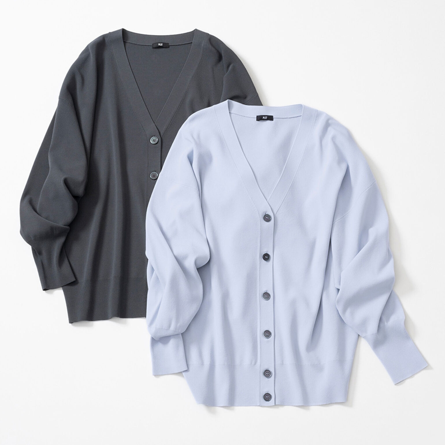 調整しやすいカーディガン