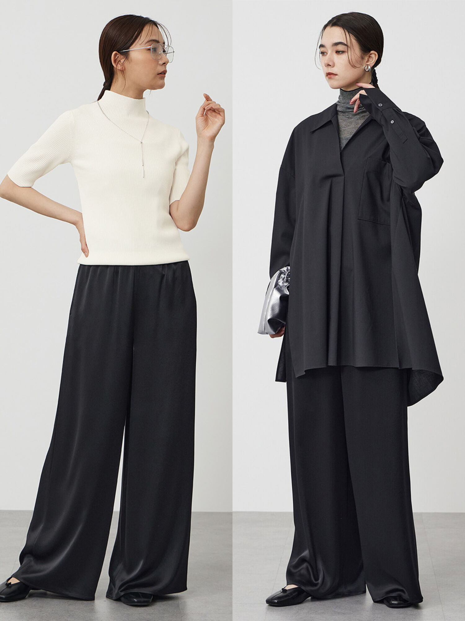 フルレングスパンツを使ったコーデ