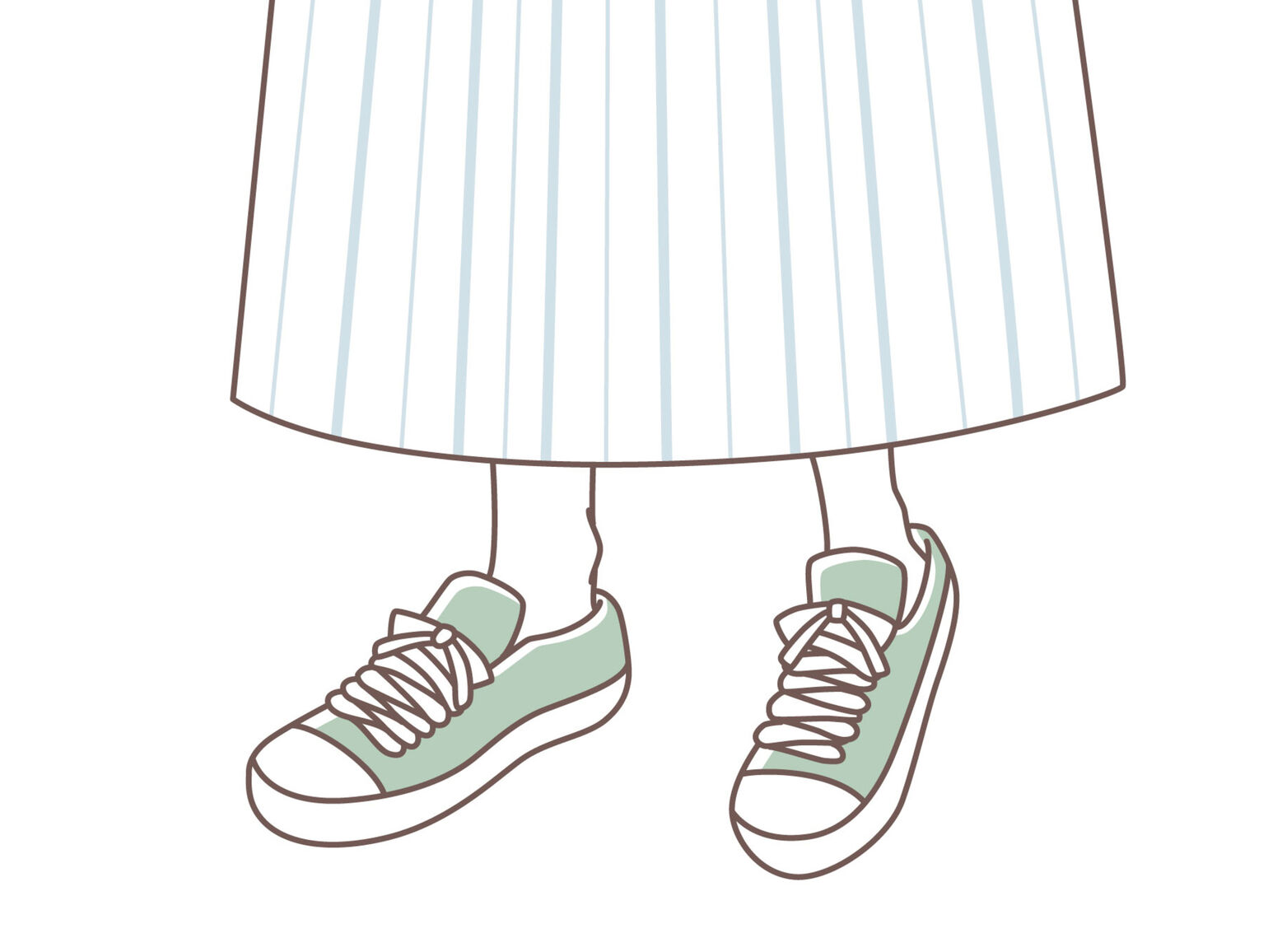 スニーカーのイラスト
