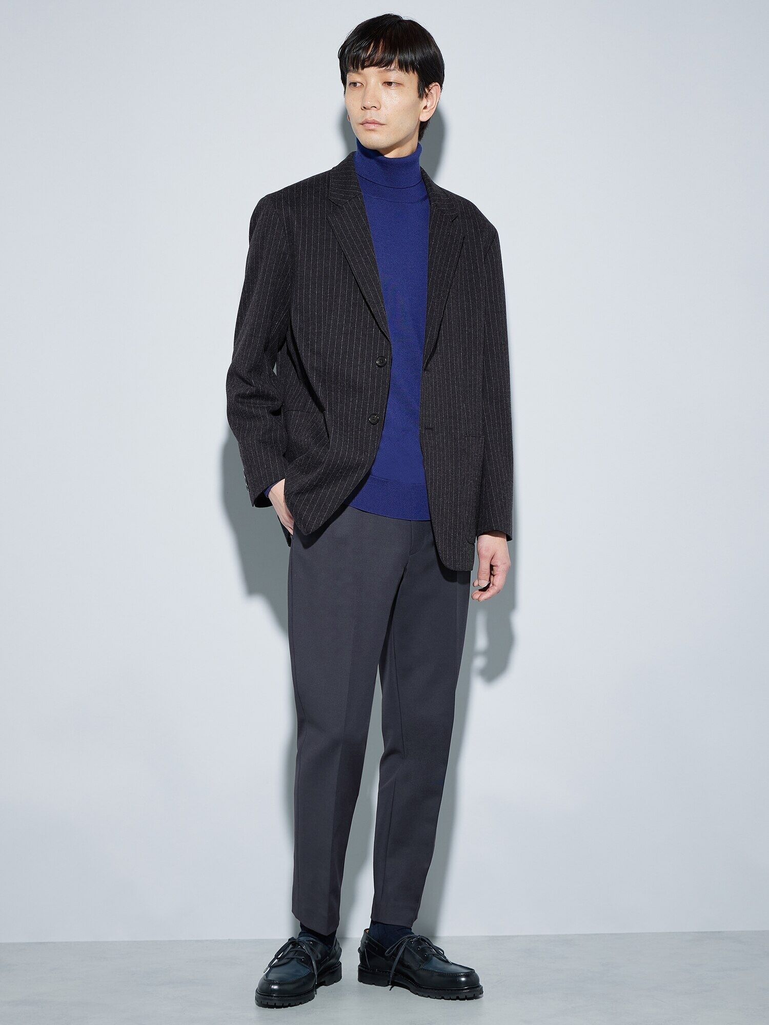 プレシャスニットメルトン素材のジャケット