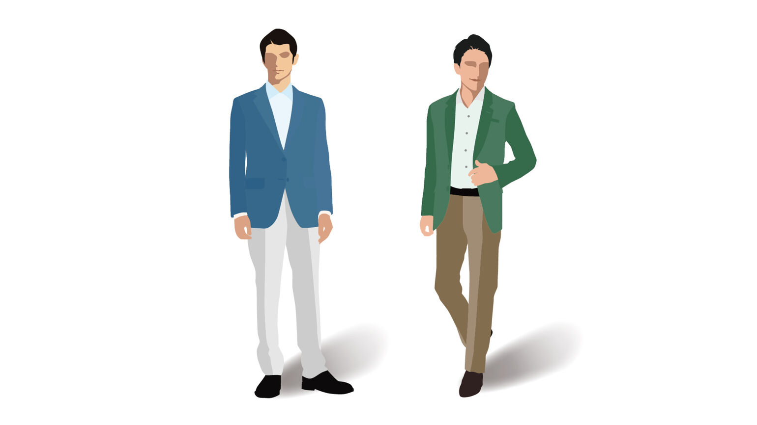 カラーのジャケットのイラスト