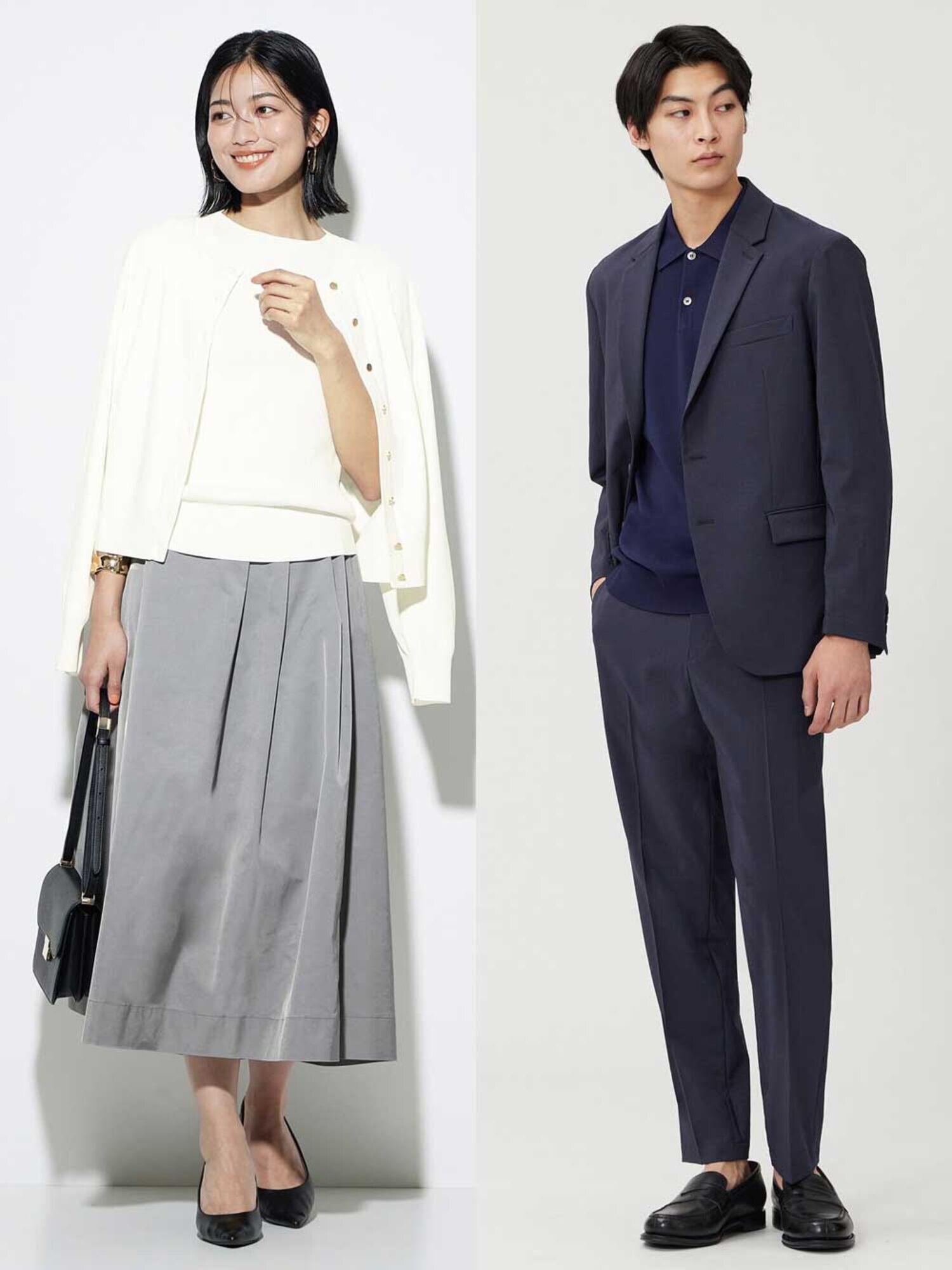 ポロシャツなど夏らしく涼しい服装