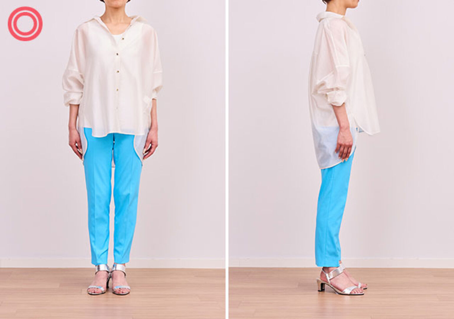 骨格タイプナチュラルさんの苦手パンツ克服コーデ