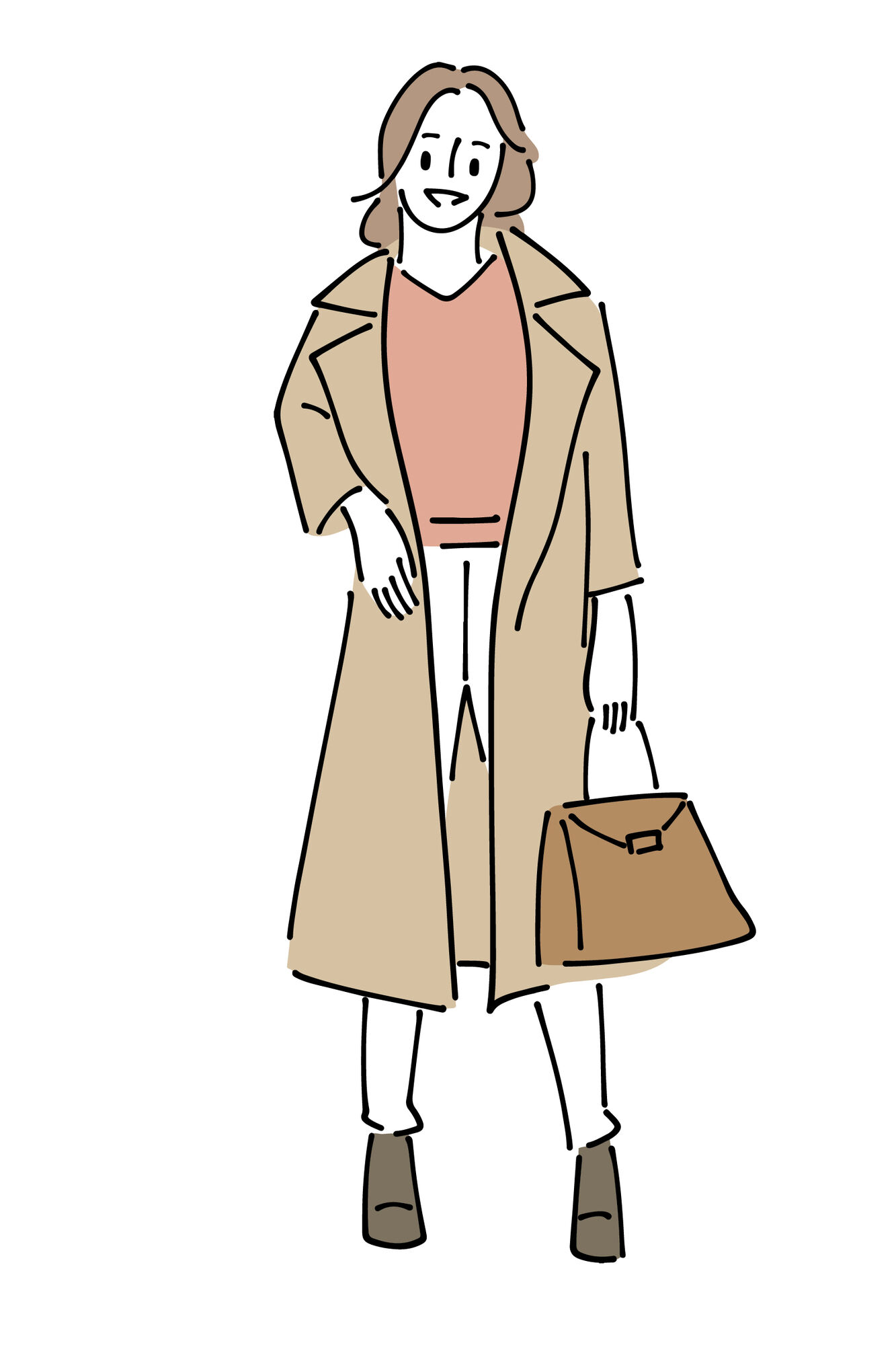 コーデュロイパンツのコーデ