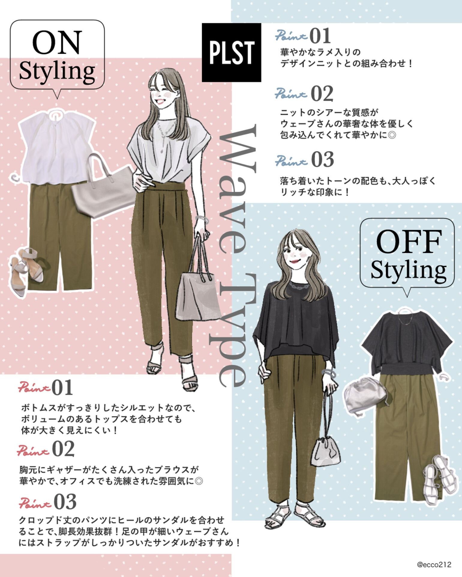 おすすめON・OFFコーデ