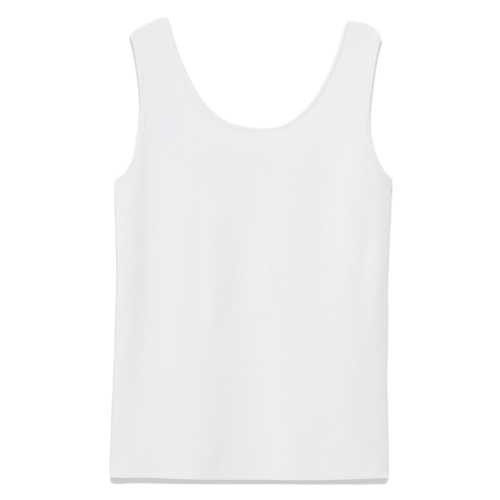 UVカットレーヨンブレンド2WAYネックタンクトップ