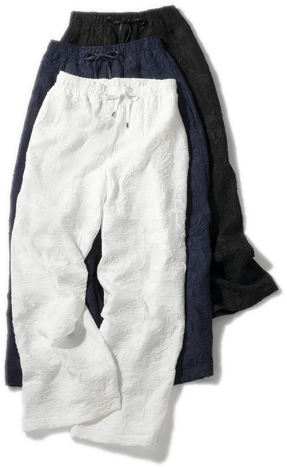 シアージャカードイージーパンツ