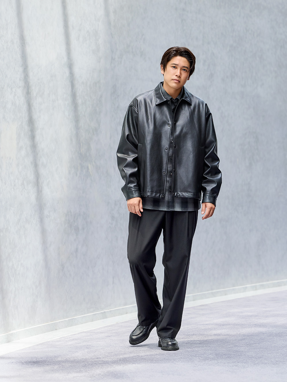【値下げしました】PLST ジャケット＆パンツ チャコールグレー　秋冬向け 値下げしました】PLST ジャケット＆パンツ チャコールグレー