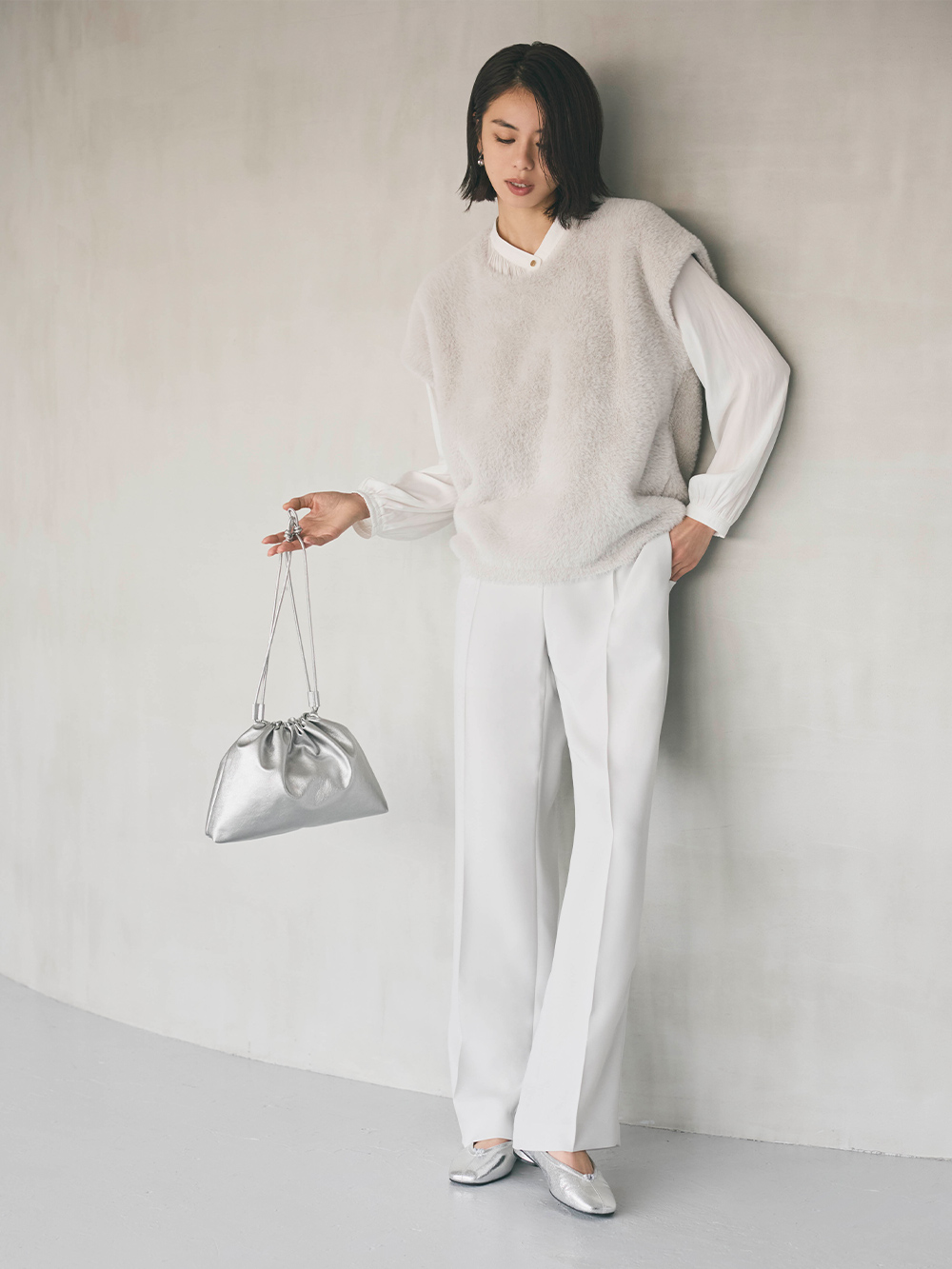 ワイドパンツ(ダブルクロス)